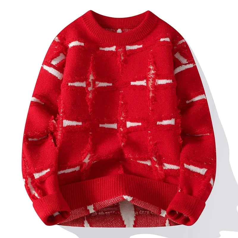 Comfortable O-Neck Winter Pullover Sweater