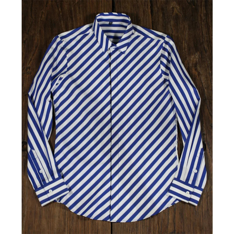 Luxury Striped Long Sleeves Shirt