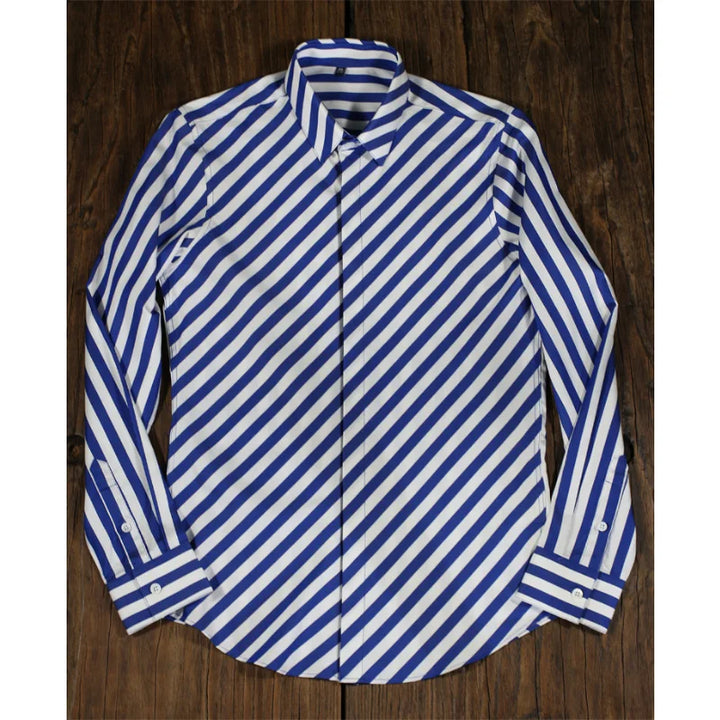 Luxury Striped Long Sleeves Shirt