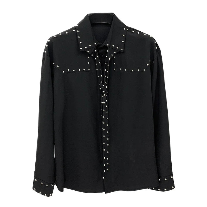 Smart Rivet Details Casual Shirt