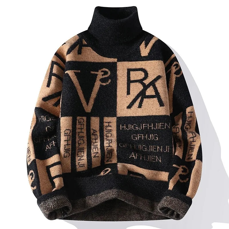 Trendy Turtle Neck Casual Wool Jumper