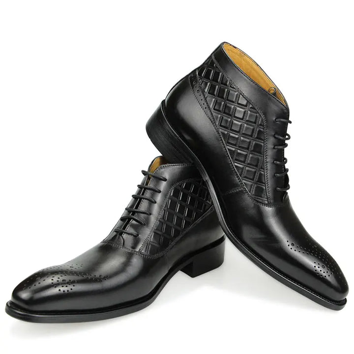 Classic Fashion Leather Oxford Boots