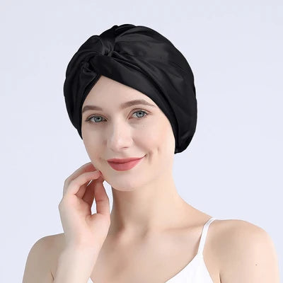 Premium Mulberry Silk Turban Bonnets