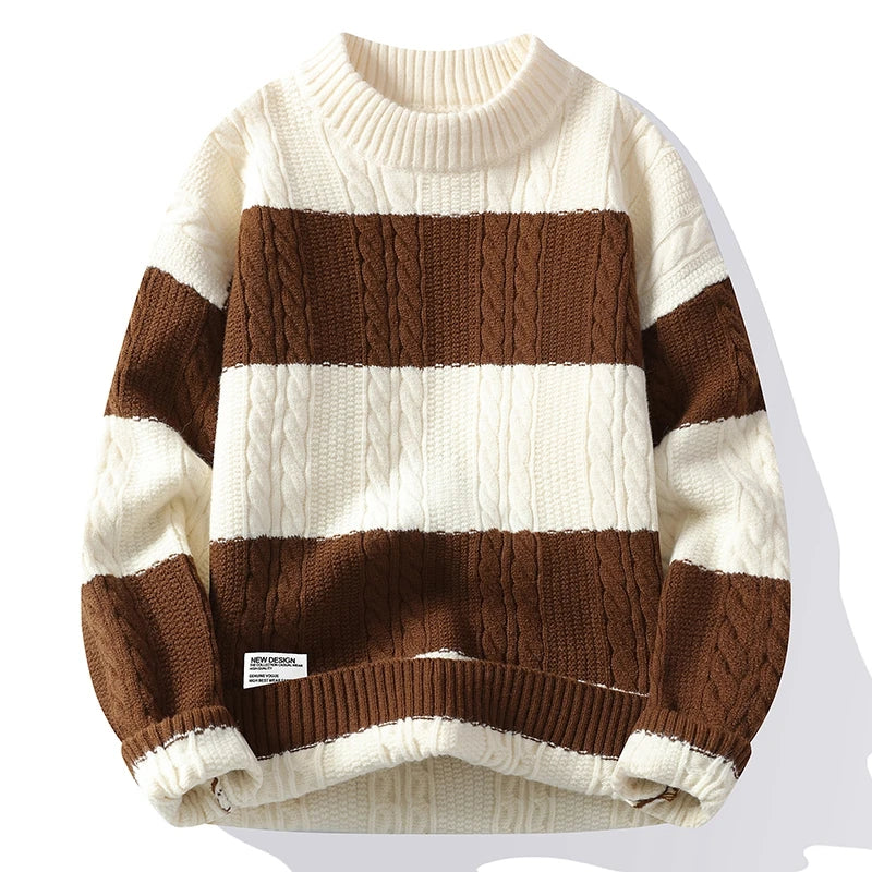 High-End Long Sleeve Pullover Sweater