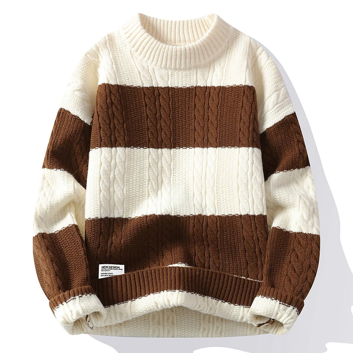 High-End Long Sleeve Pullover Sweater