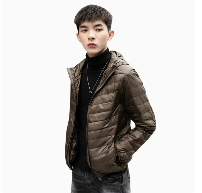 Zipper Lightweight Thin Parka Coat