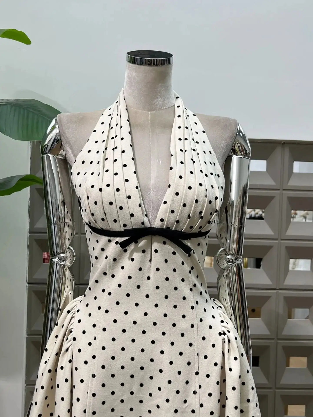 Lovely Polka Dots Maxi Dress