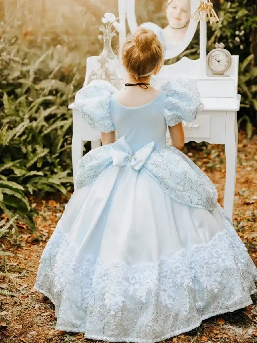 Alluring Floor-Length Little Princess Gown