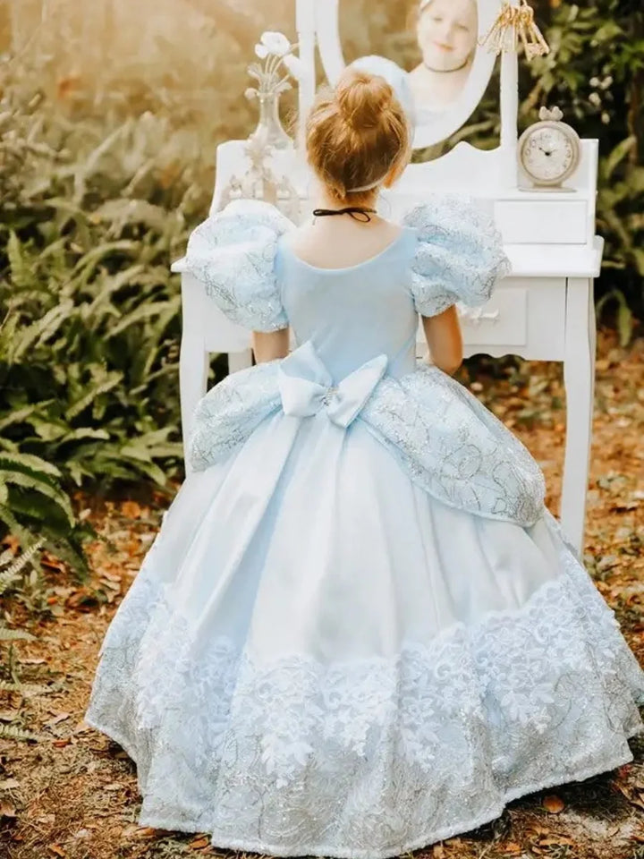 Alluring Floor-Length Little Princess Gown