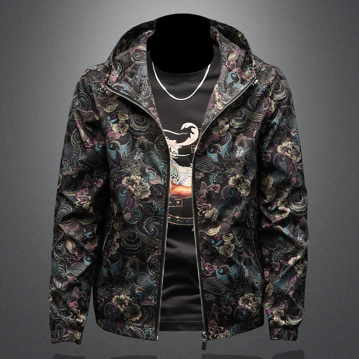 Elegant Windproof Hooded Jacket