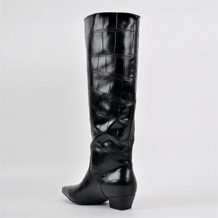 Stylish Pointed Toe Cowgirl Boots