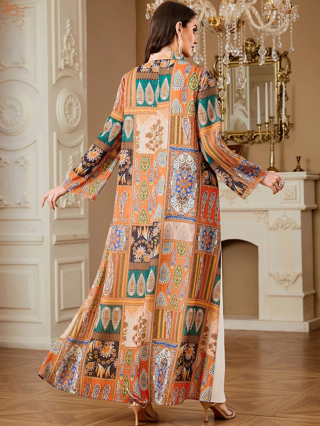 Cultivated Embroidered Abaya Dress