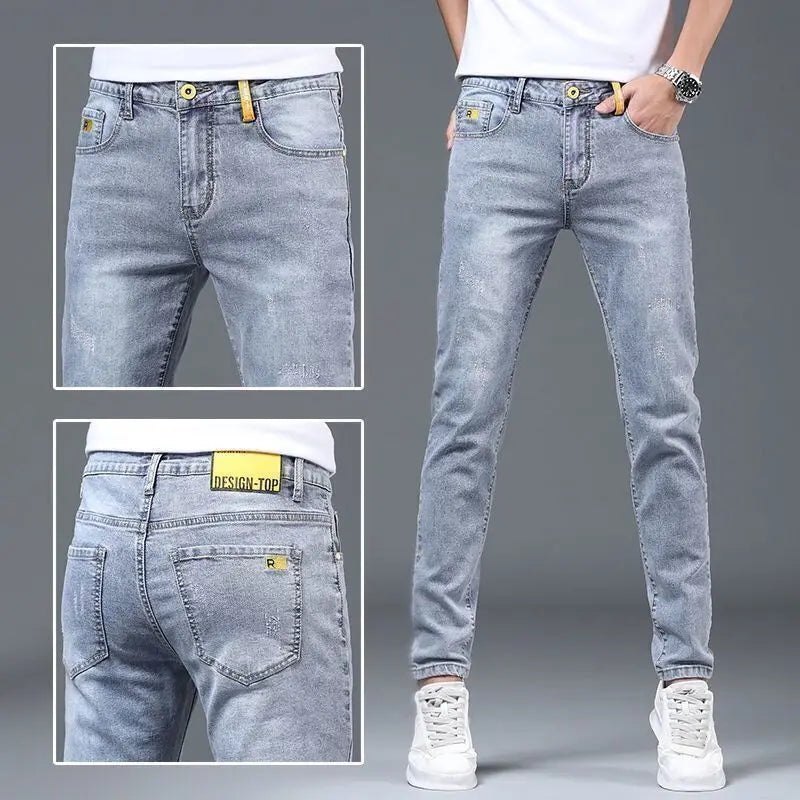 Luxury Designer Skinny Denim Jeans