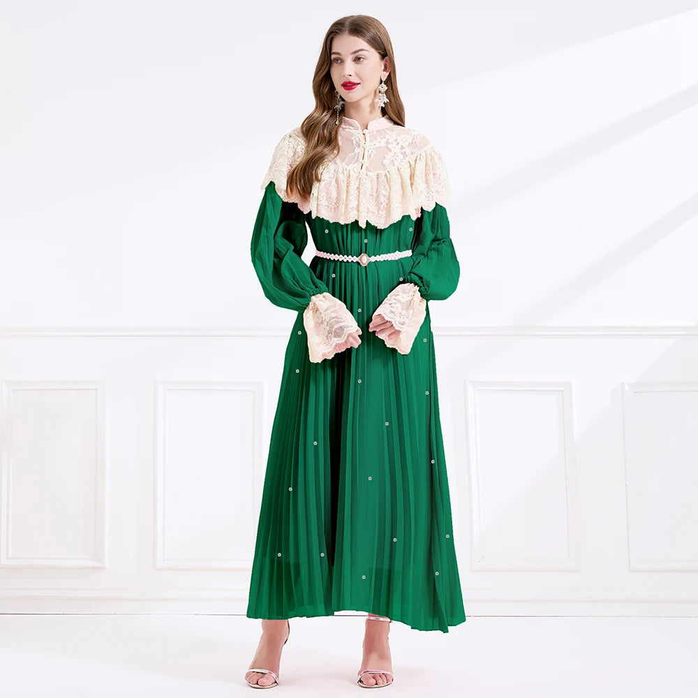 Wonderful Lace Spliced Party Dress