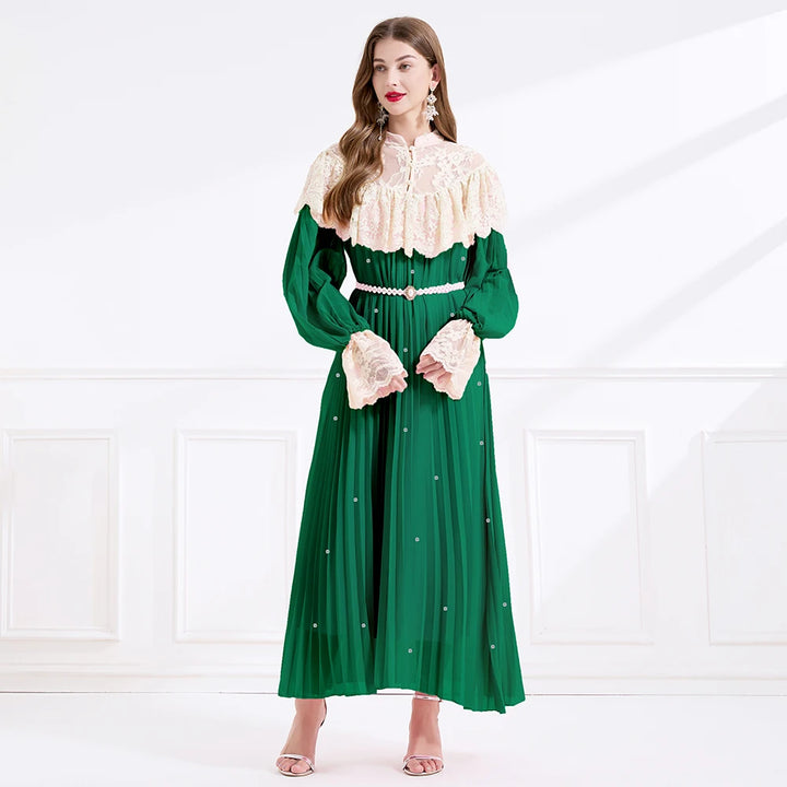 Wonderful Lace Spliced Party Dress