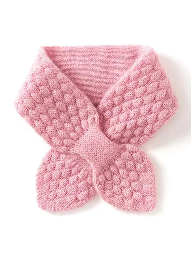 Soft Cashmere Bowknot Scarf