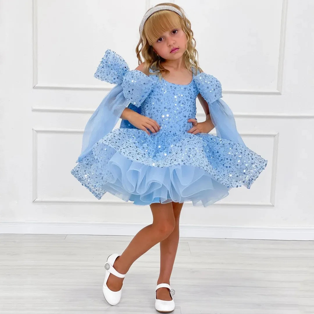 Lovely Shining Sequins Girl&