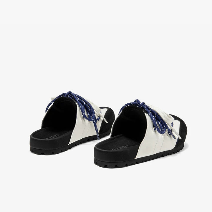 Beautiful Cross Tied Leather Slippers