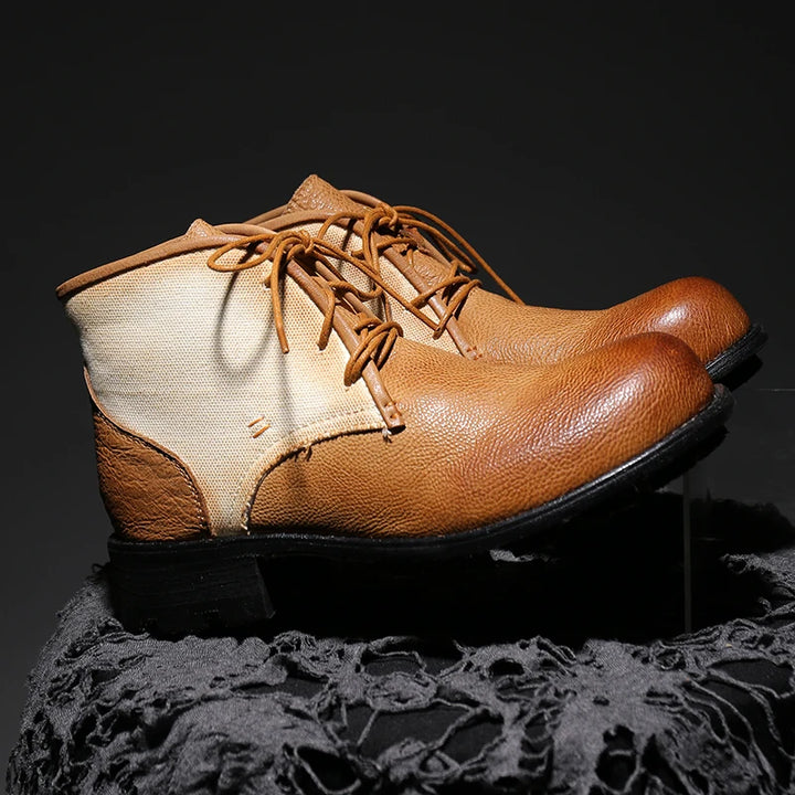 Canvas Crafted Goodyear-Welted Boots