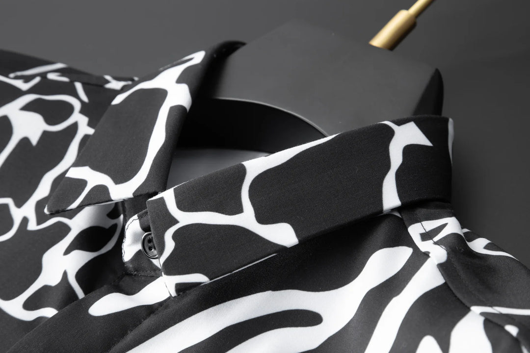 Antique Patchwork Long Sleeves Shirt