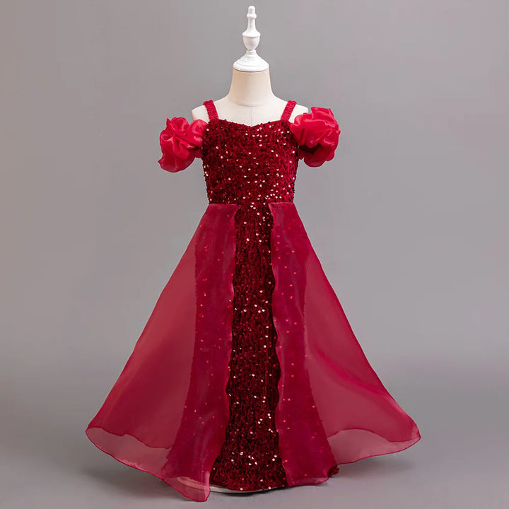 Stylish Sequin Flower Girl&