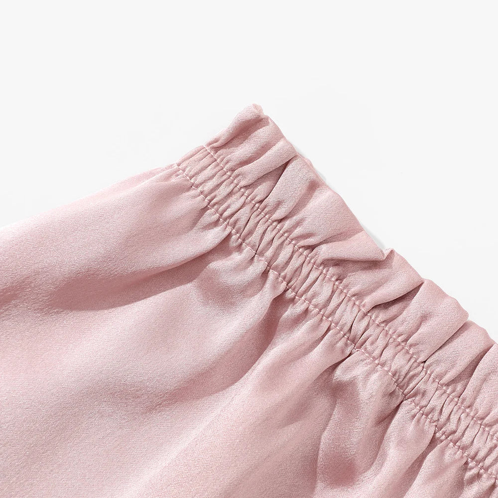 Elegant Long Silk Bonnet