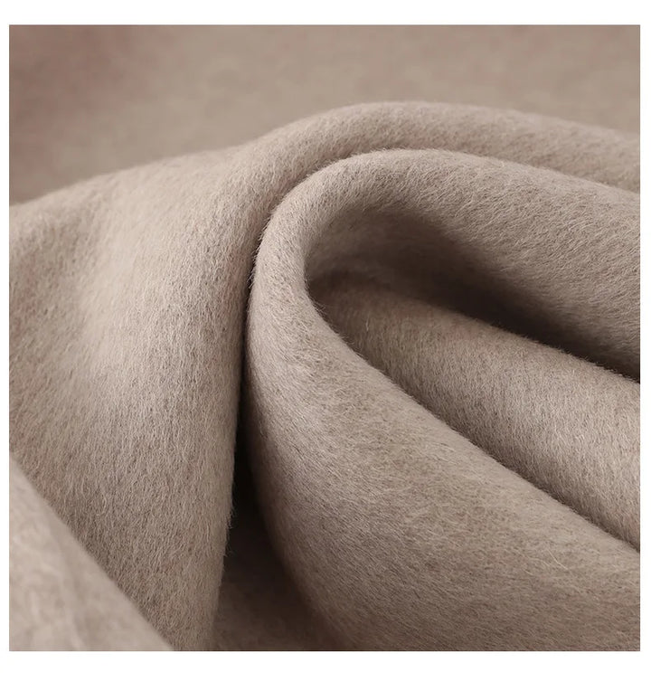 Stunning Double-Sided Cashmere Skirt