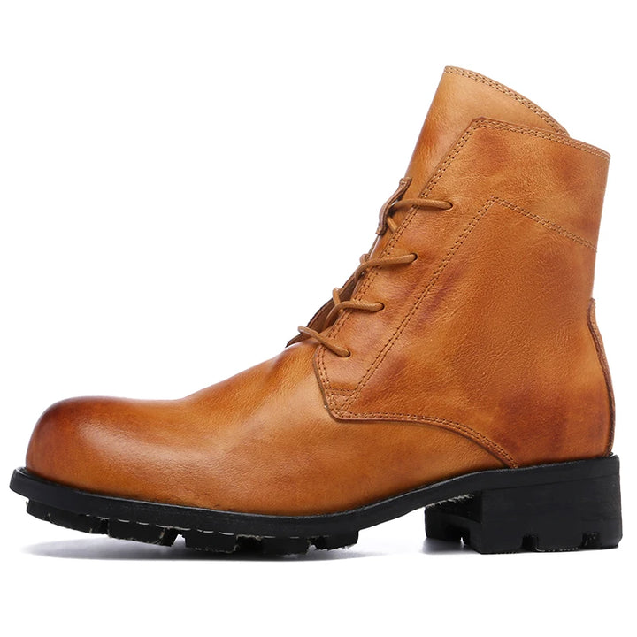 Designer High-Top Motorcycle Boots