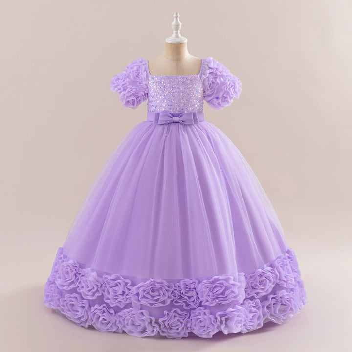 Sweet Fluffy Sequins Girl&