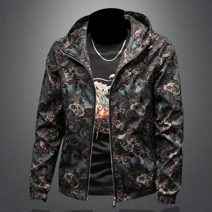 Elegant Windproof Hooded Jacket