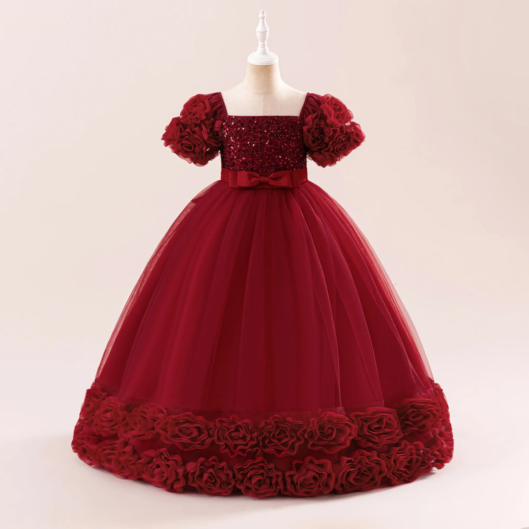 Sweet Fluffy Sequins Girl&