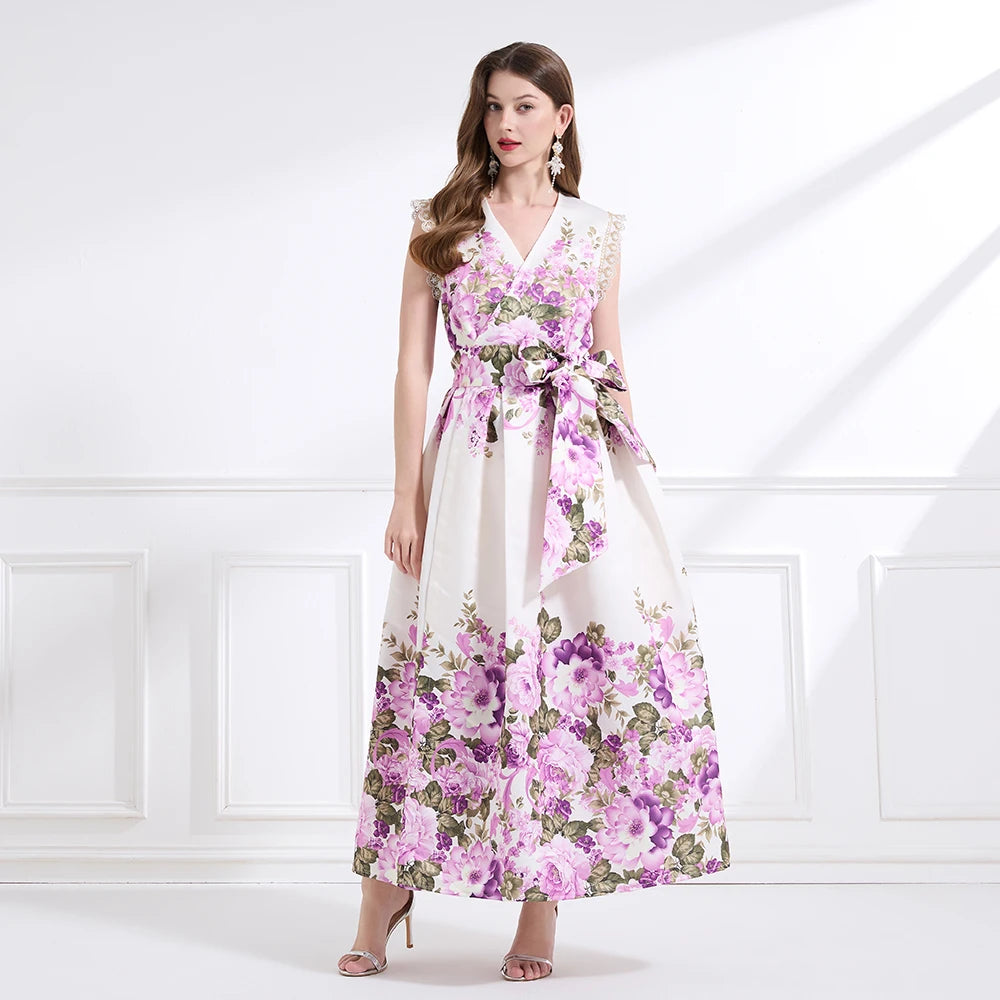 Glamorous Cross V-Neck Wrap Dress