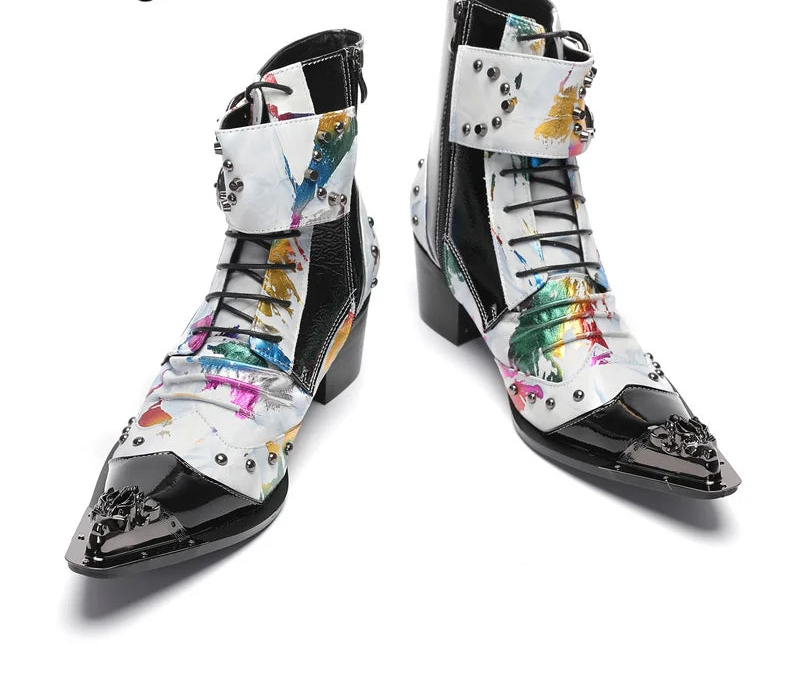 Classic Graffiti Mid-Calf Boots