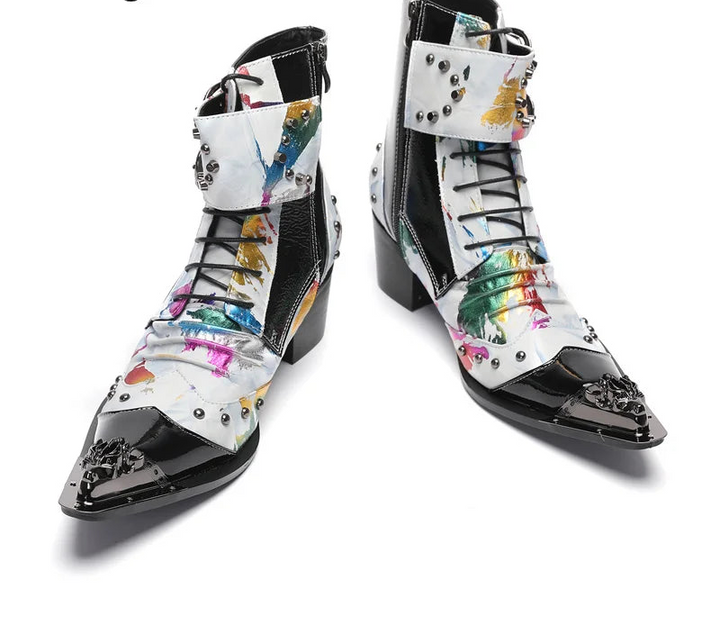 Classic Graffiti Mid-Calf Boots