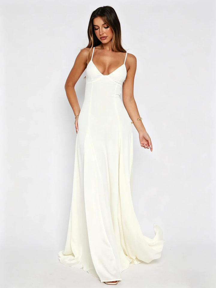 Luxurious Slim Fit Maxi Dress