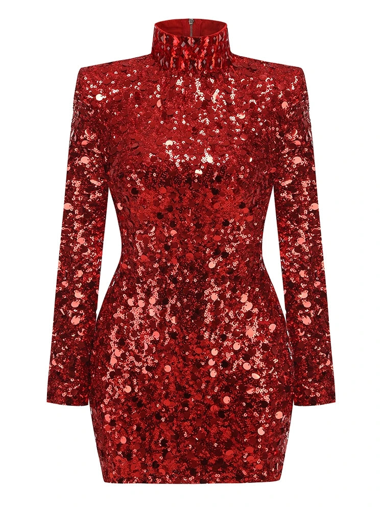 Glamorous Turtleneck Mini Dress