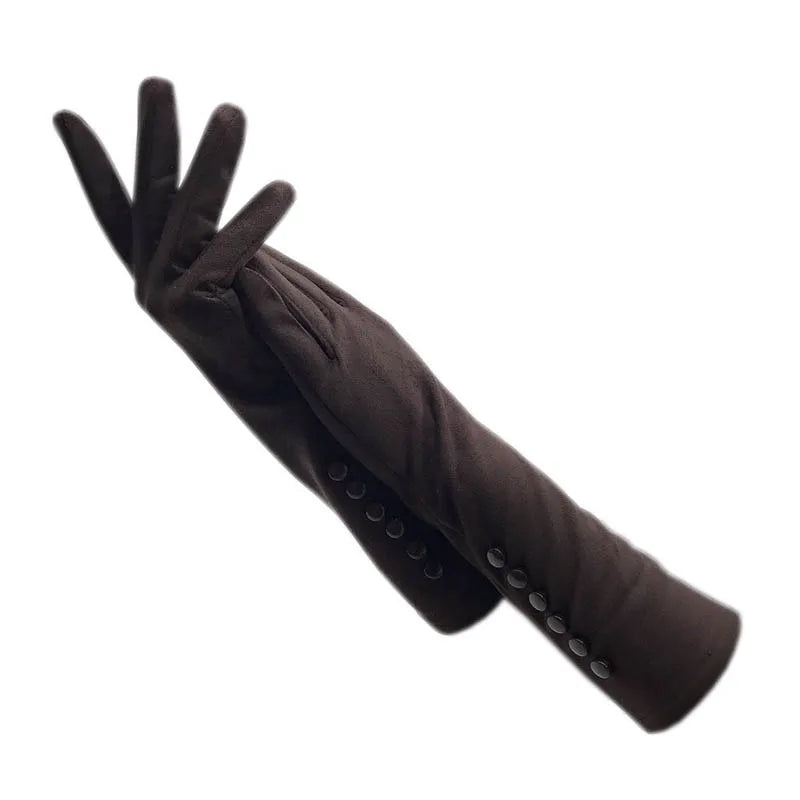 Soft Suede Thick Gloves