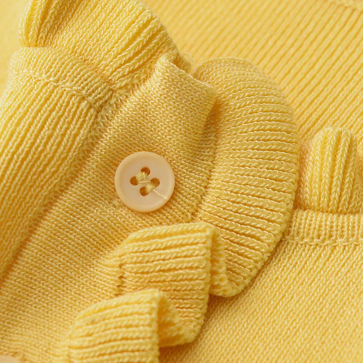 Stylish Soft Ruffled Knitted Vest