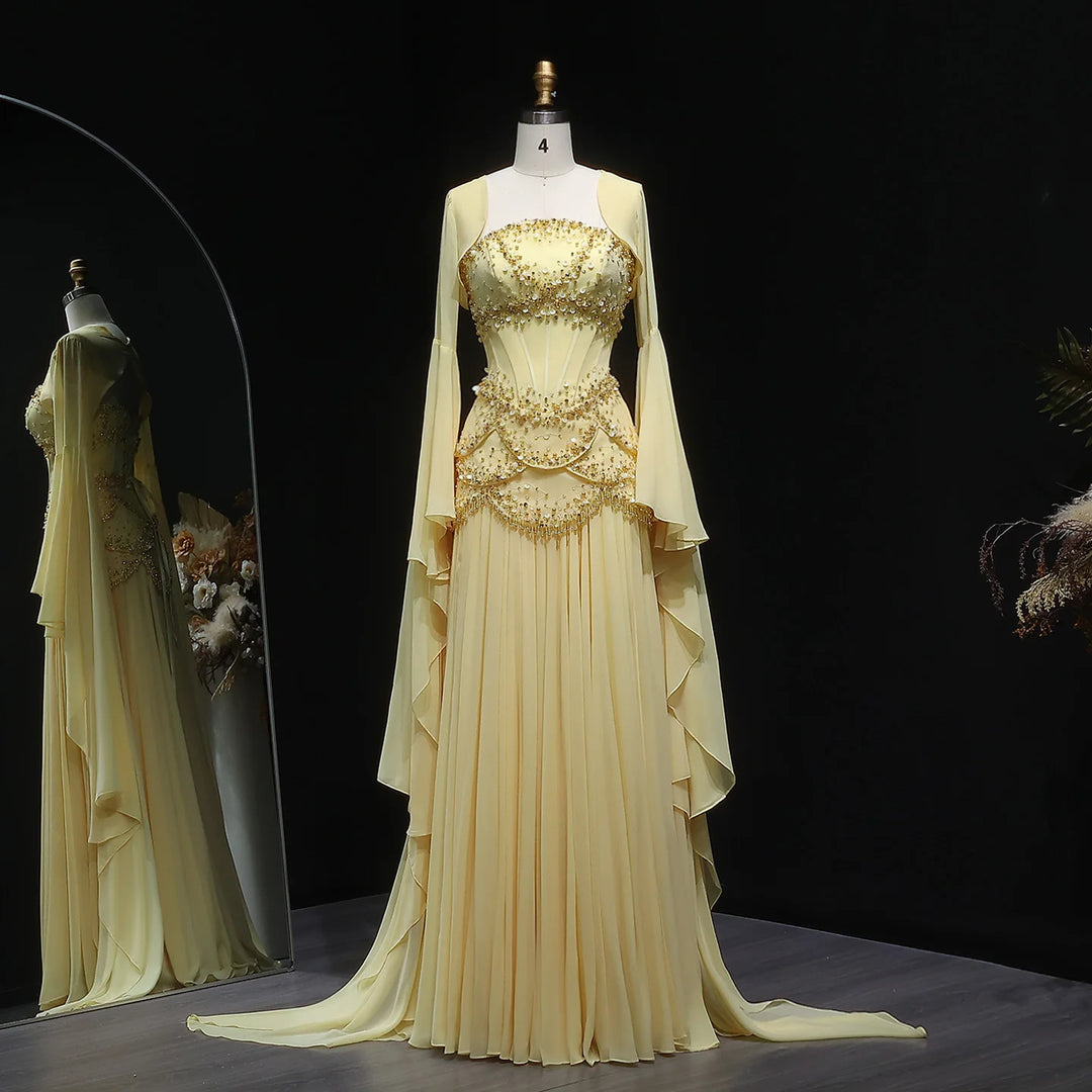 Refined Chiffon A-Line Evening Gown