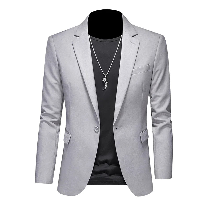 Smart Single Breasted Slim Fit Blazer