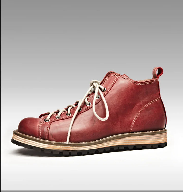 Stylish Cowhide Hiking Boots