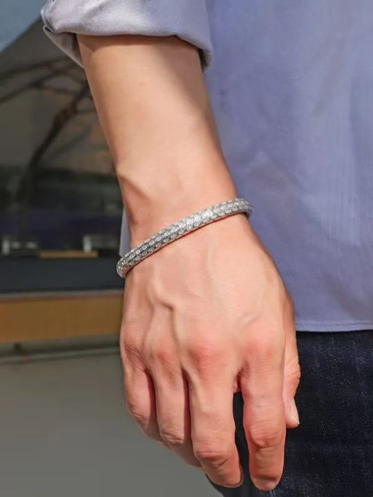 Sophisticated Sterling Silver Bracelet