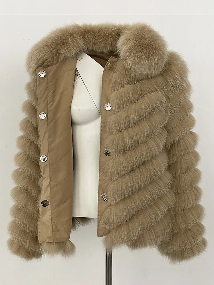 Luxury Real Fur Streetwear Coat