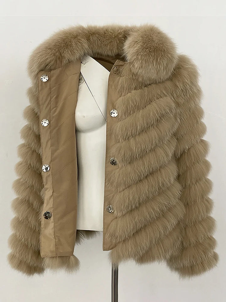 Luxury Real Fur Streetwear Coat