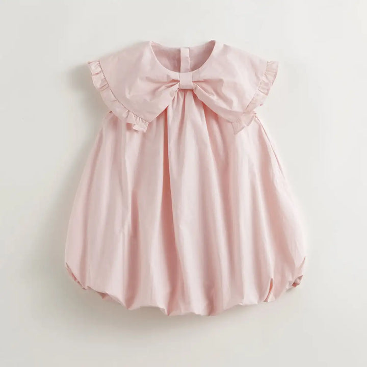 Butterfly Bow Collar Bubble Dress