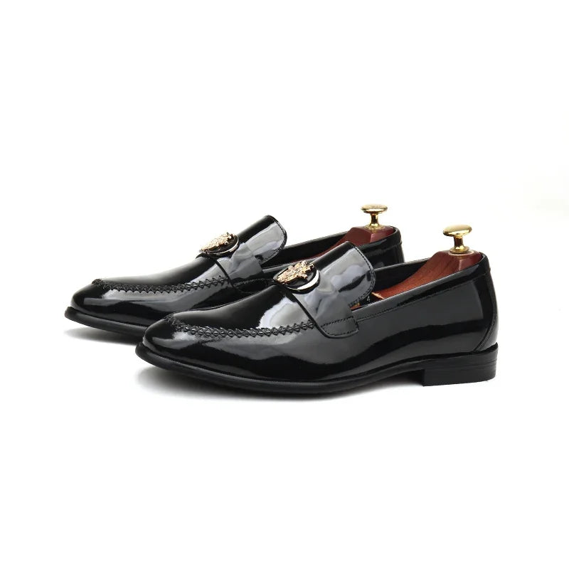 Premium Glossy Patent Dress Shoes