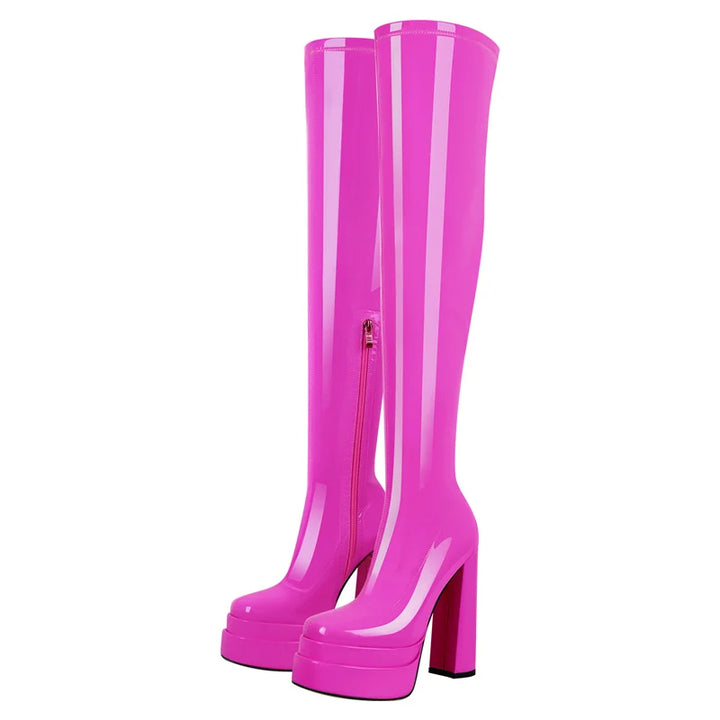 Stylish Thick Over-Knee Boots