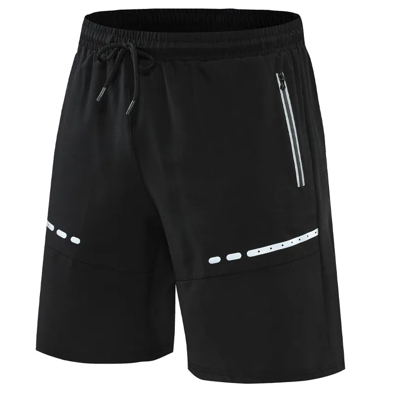 Zippered Pocket Men's Training Shorts