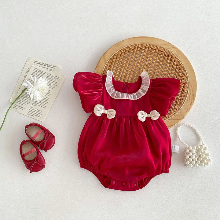 Beautiful Lace Baby Girl's Bodysuit