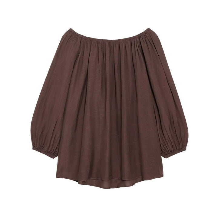 Sweet Minimalist Style Long-Sleeve Top